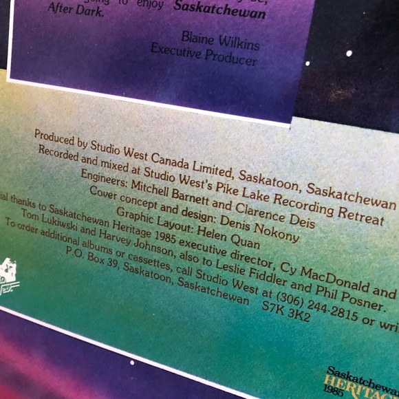 80's "Saskatchewan After Dark" Record - 2 albums - SK Compilation - Sask Music - Picture 4 of 10